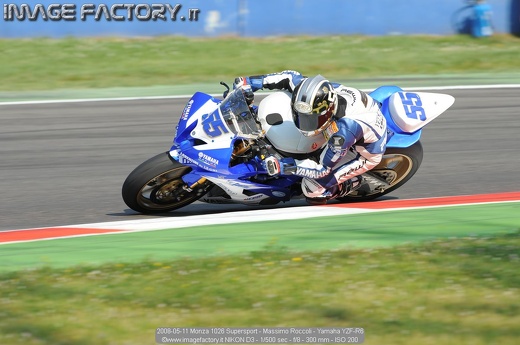 2008-05-11 Monza 1026 Supersport - Massimo Roccoli - Yamaha YZF-R6